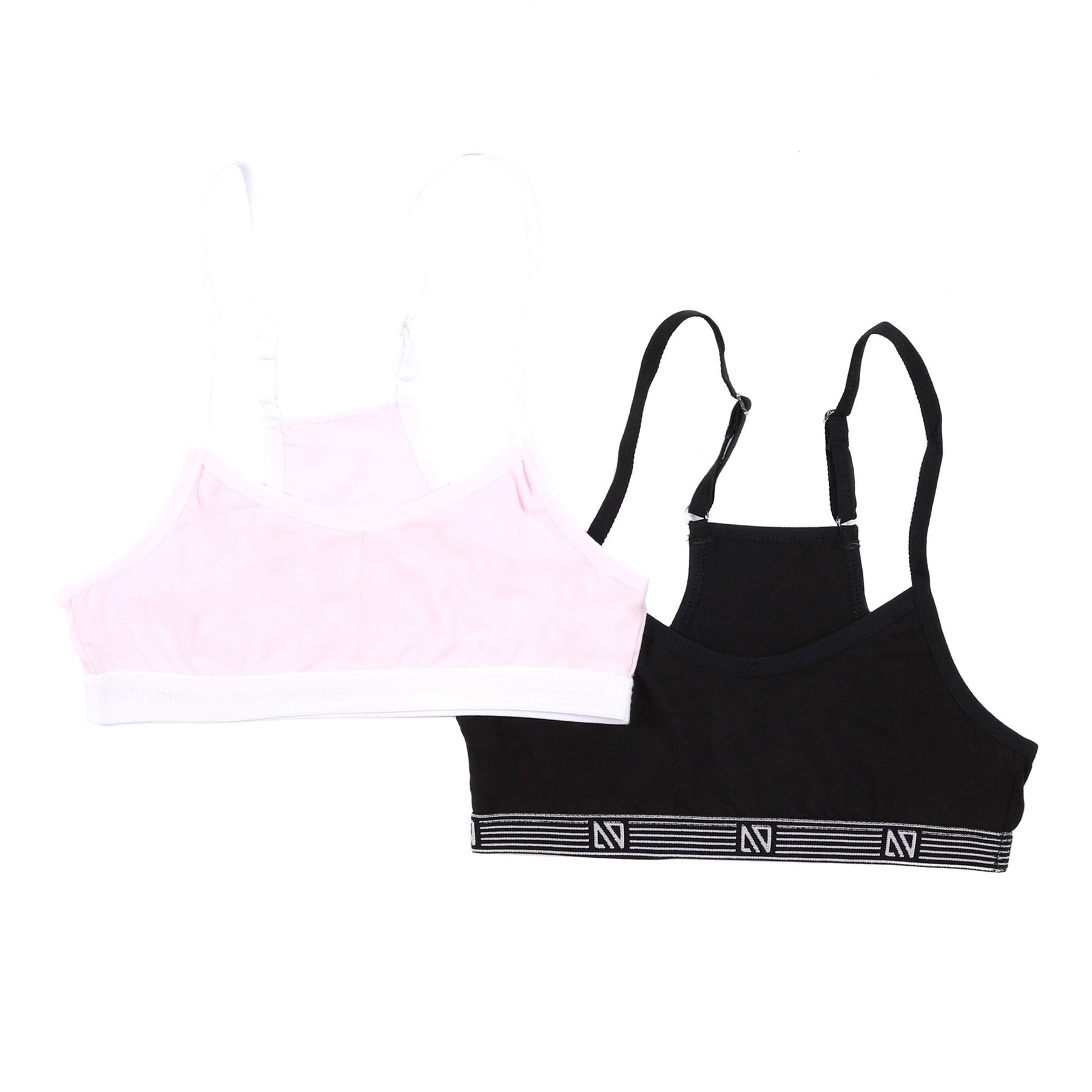 2 bralettes Nanö pour enfant fille - BBRA02 Rose - Boutique Flos, vêtements pour bébés et enfants