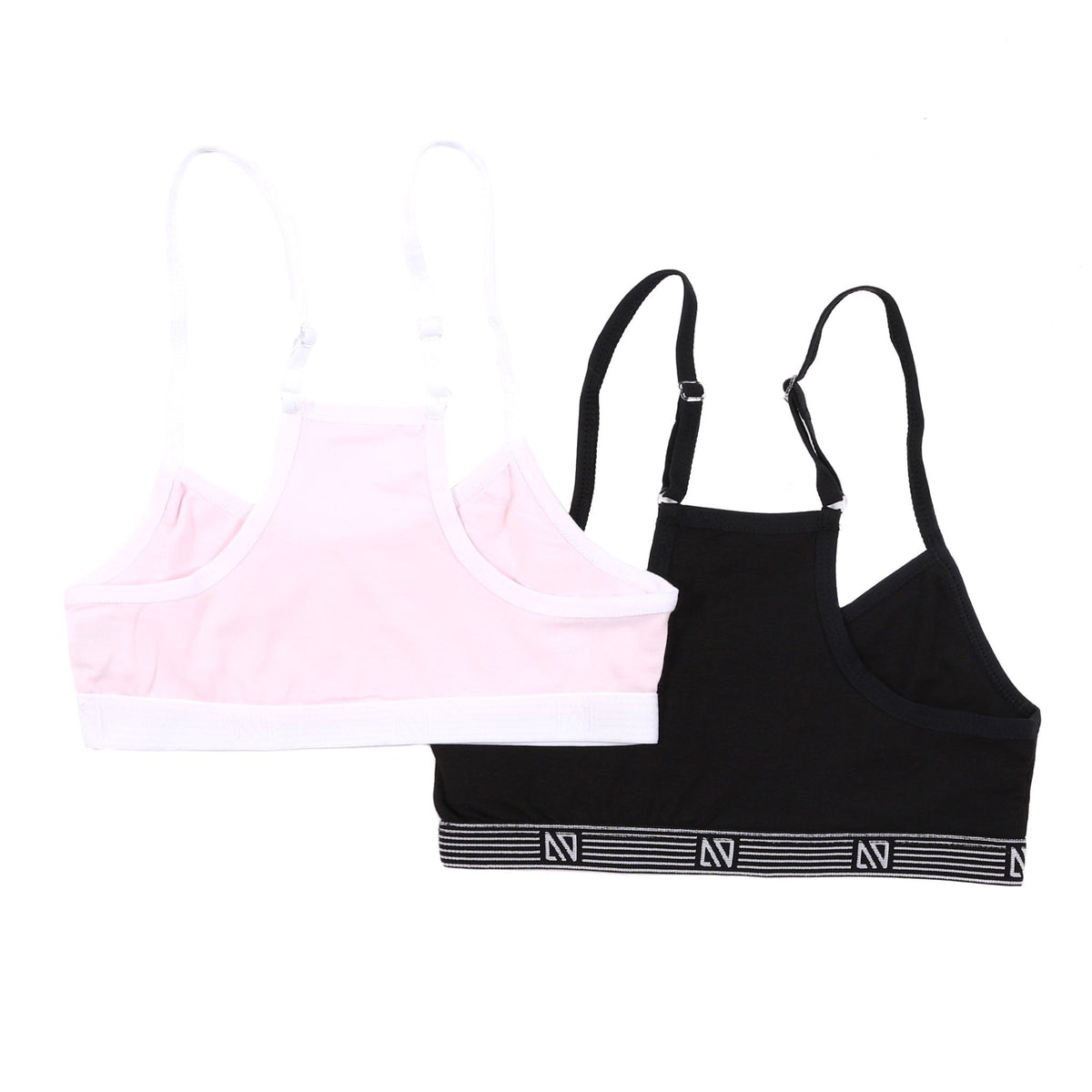 2 bralettes Nanö pour enfant fille - BBRA02 Rose - Boutique Flos, vêtements pour bébés et enfants