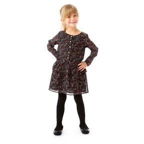 Collant pour bébé fille par Nanö - F2170-07 Noir - Boutique Flos, vêtements pour bébés et enfants