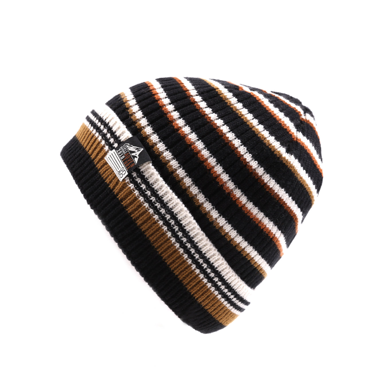 Tuque d'hiver pour enfant garçon par Snö | F21TU317 Golden brown | Boutique Flos, vêtements mode pour bébés et enfants