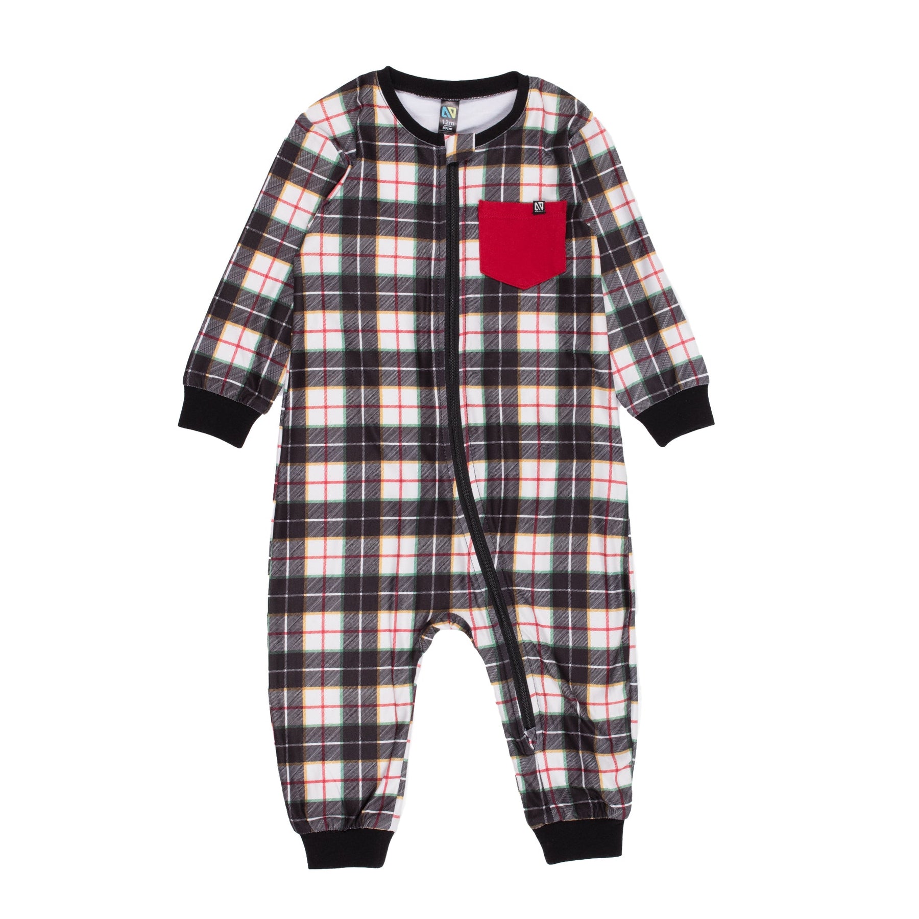 Pyjama pour bébé garçon par Nanö | F22P115 Noir | Boutique Flos, vêtements mode pour bébés et enfants