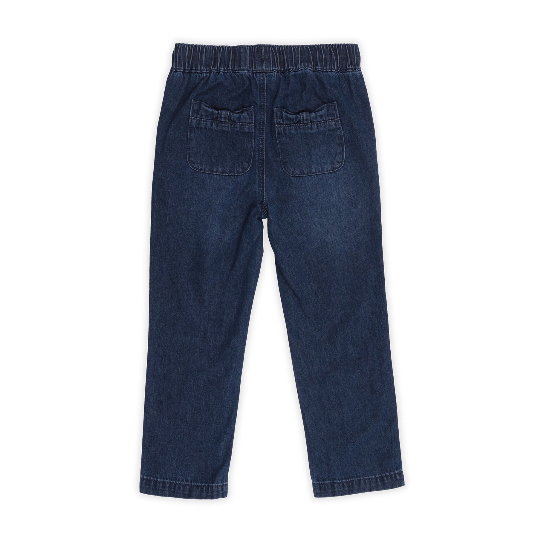 Pantalon pour enfant fille par Nanö | F2302-09 Denim Medium | Boutique Flos, vêtements mode pour bébés et enfants