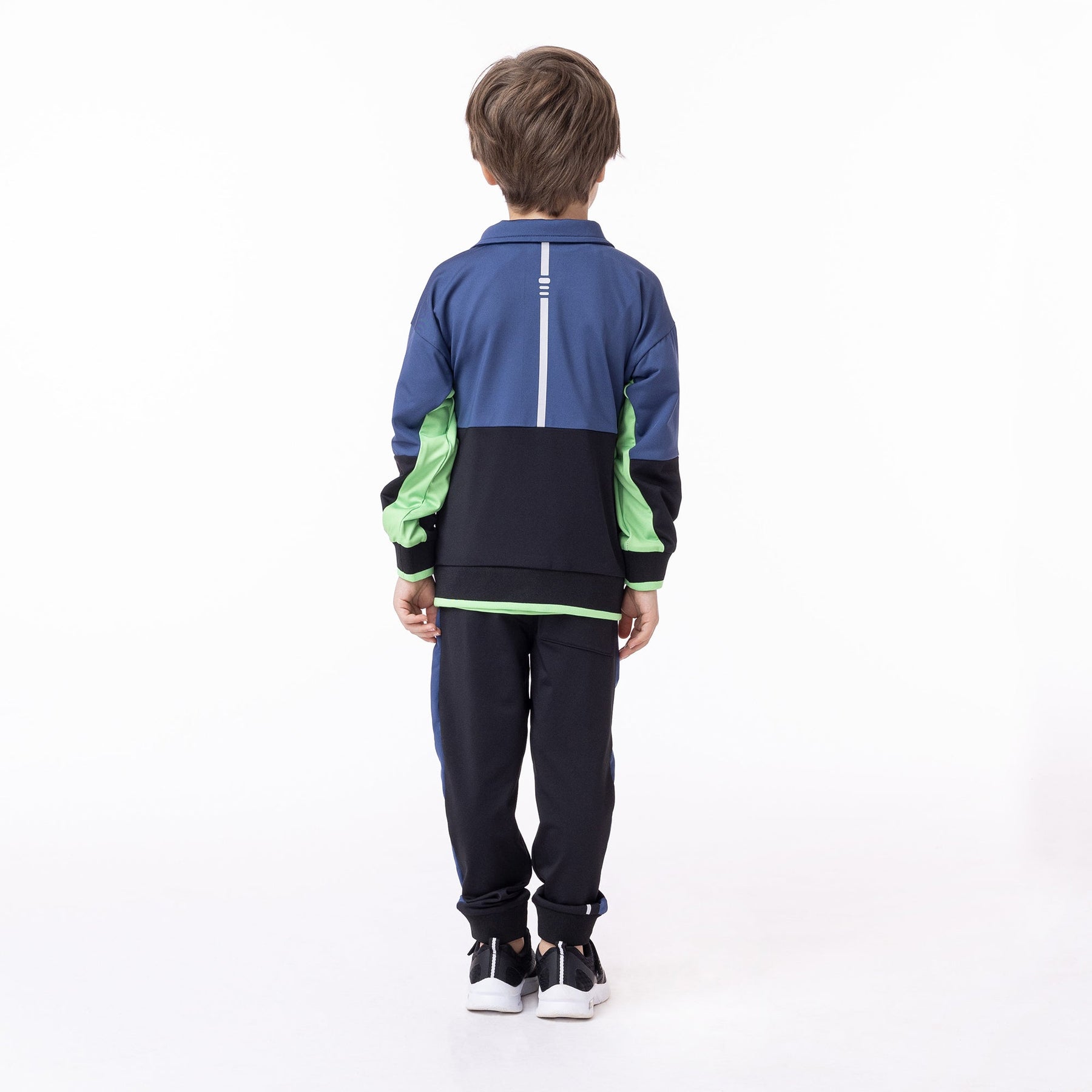 Veste athlétique pour enfant garçon par Nanö | F23A81-01 Marine | Boutique Flos, vêtements mode pour bébés et enfants