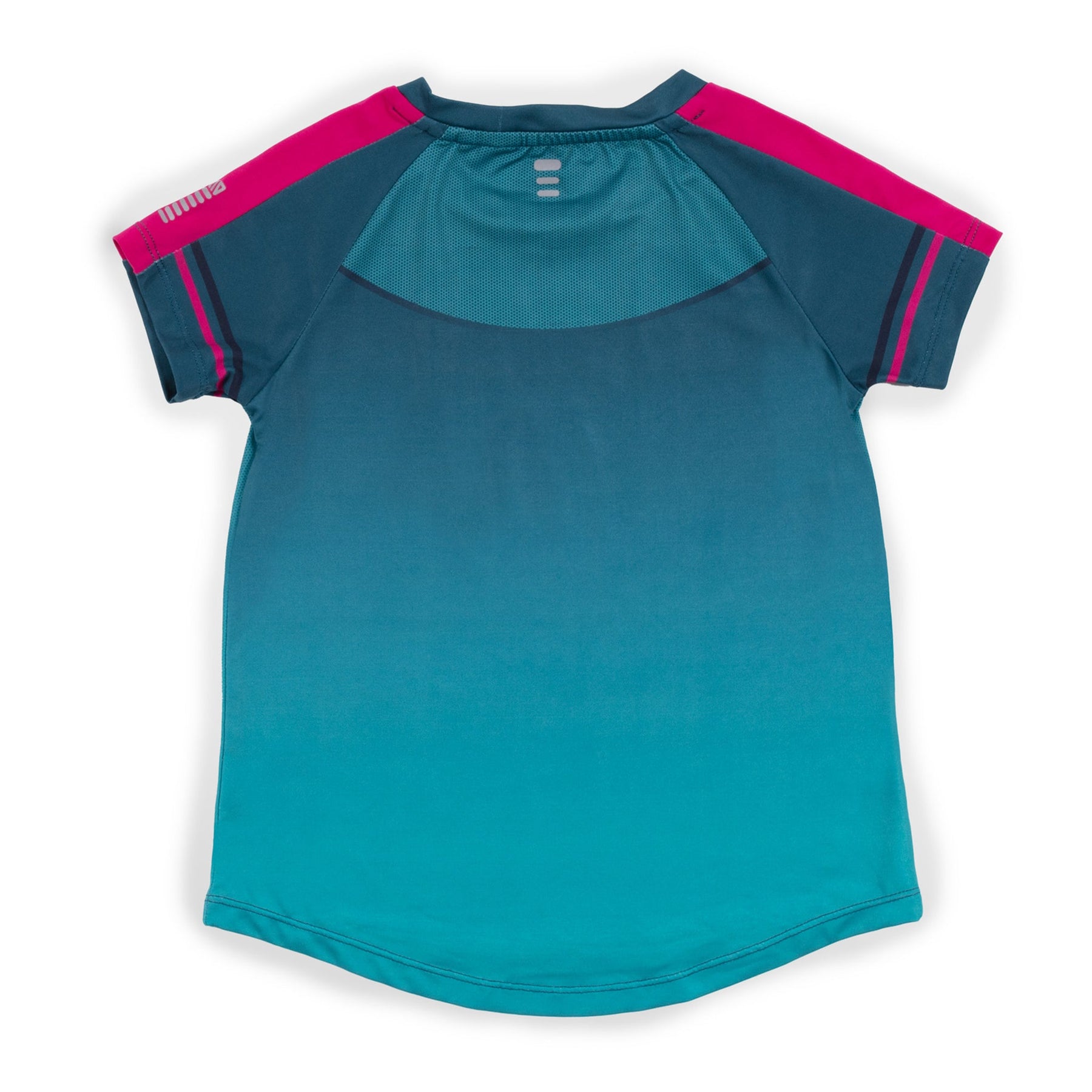 T-shirt athlétique pour enfant fille par Nanö | F23A82-04 Sarcelle | Boutique Flos, vêtements mode pour bébés et enfants