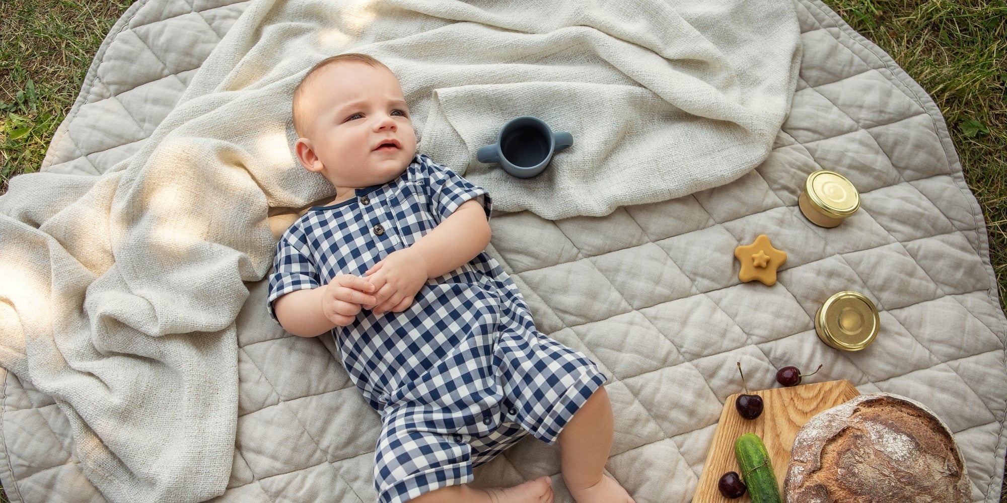 Cache-couche & Romper pour bébé fille