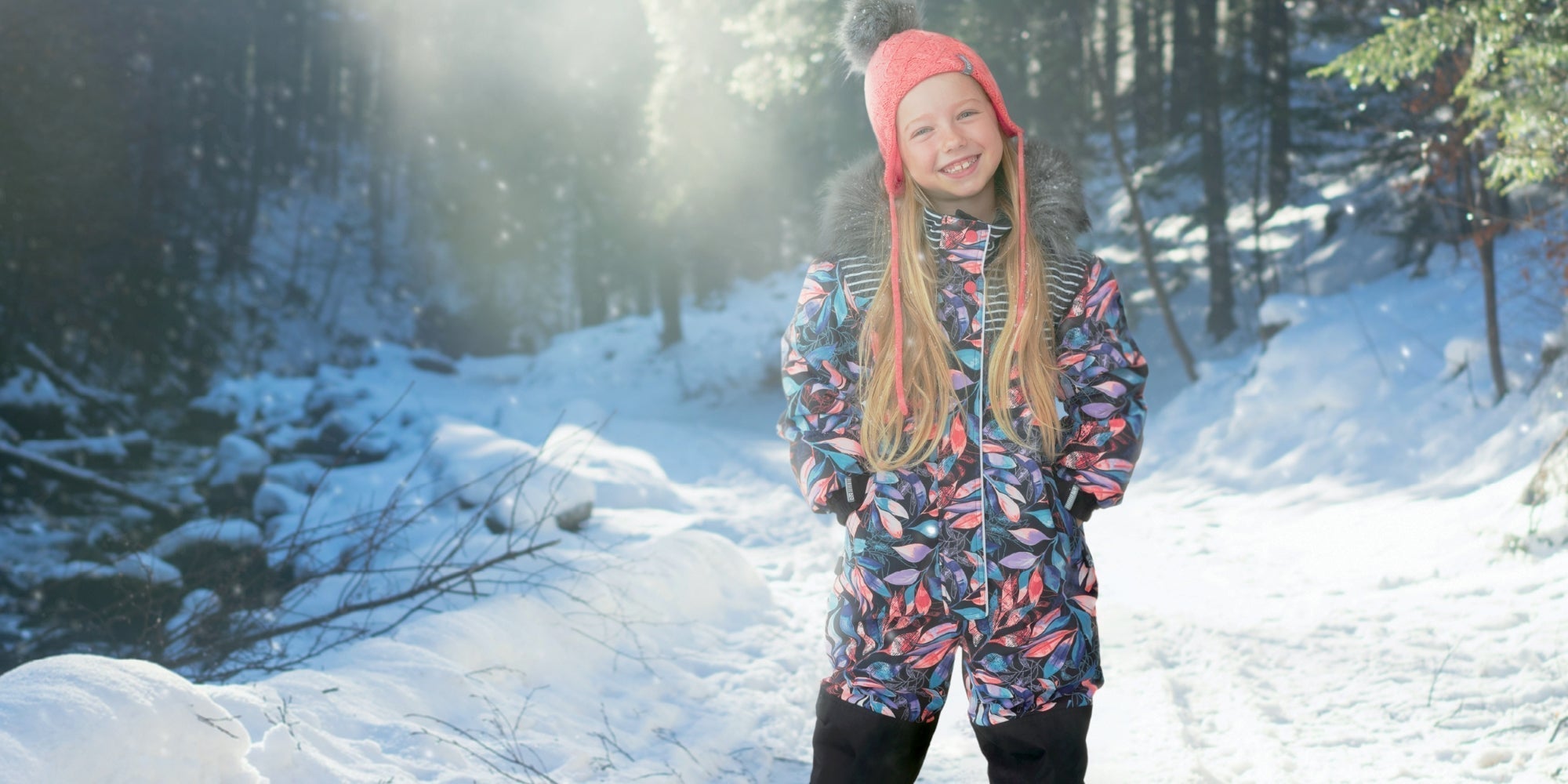 Habits de neige pour enfant fille