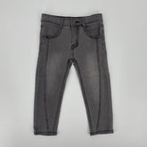 Jeans pour enfant fille par Nasri | MCSPKG00681 GREY DENIM | Boutique Flos, vêtements mode pour bébés et enfants