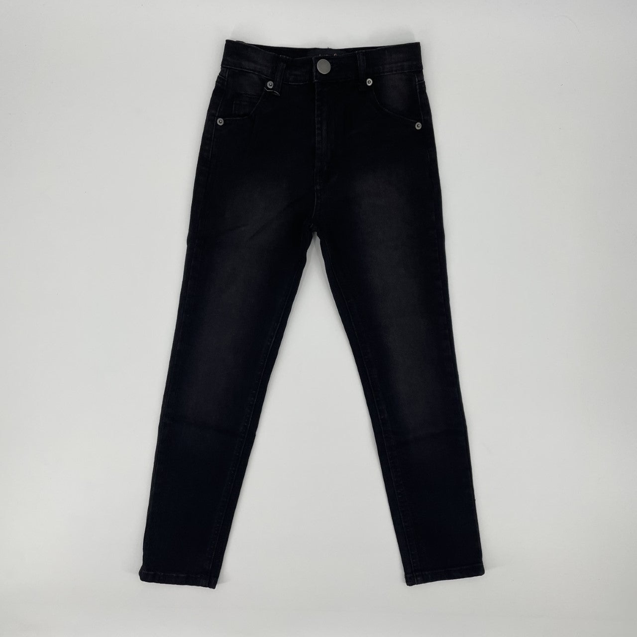 Jeans pour enfant fille par Nasri | MCSPYG00670 BLACK DENIM | Boutique Flos, vêtements mode pour bébés et enfants