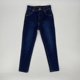 Jeans pour enfant fille par Nasri | MCSPYG00670 DK BLUE DENIM | Boutique Flos, vêtements mode pour bébés et enfants