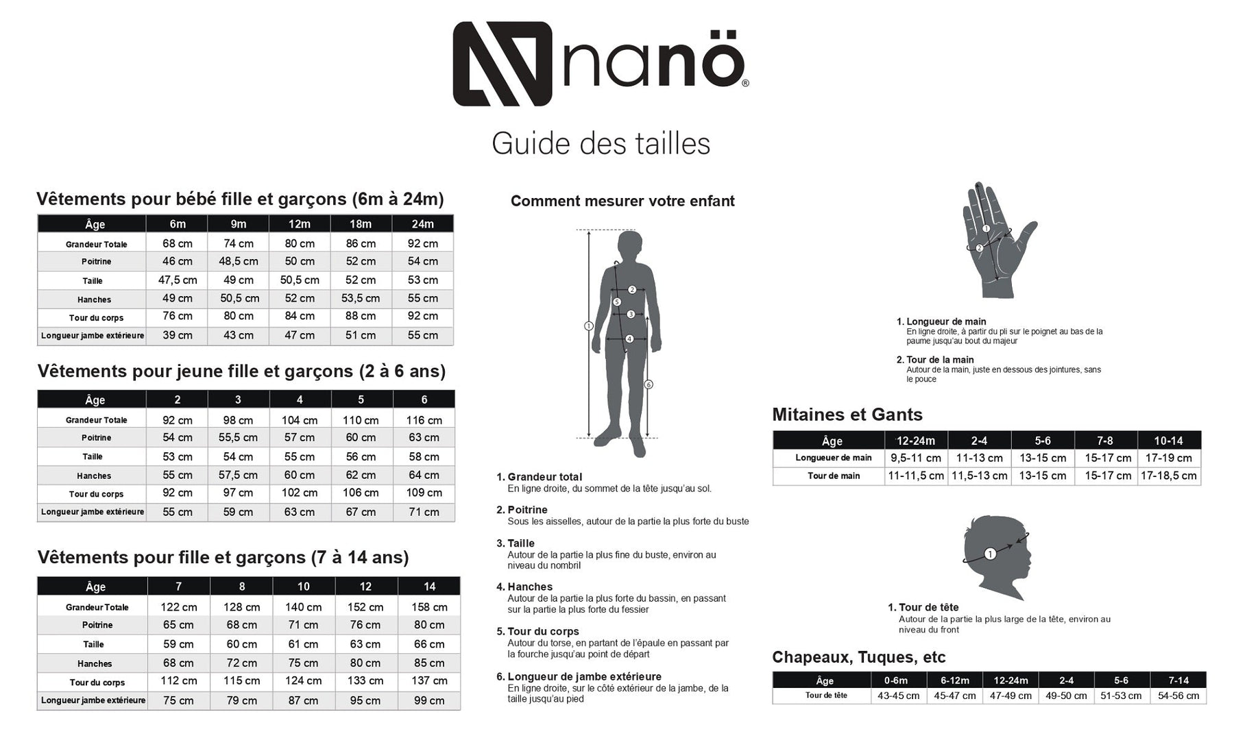 Collants pour enfant fille par Nano | F2330-21 Noir | Boutique Flos, vêtements mode pour bébés et enfants