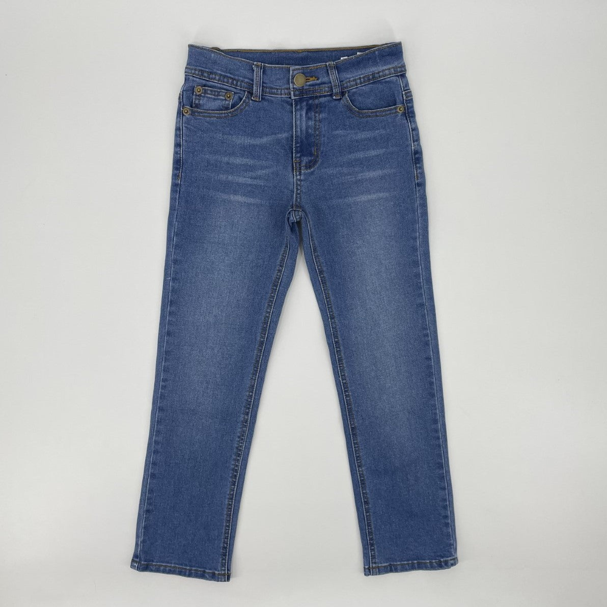 Jeans pour enfant garçon par Nasri | NCSPYB00842 MED BLUE DENIM | Boutique Flos, vêtements mode pour bébés et enfants