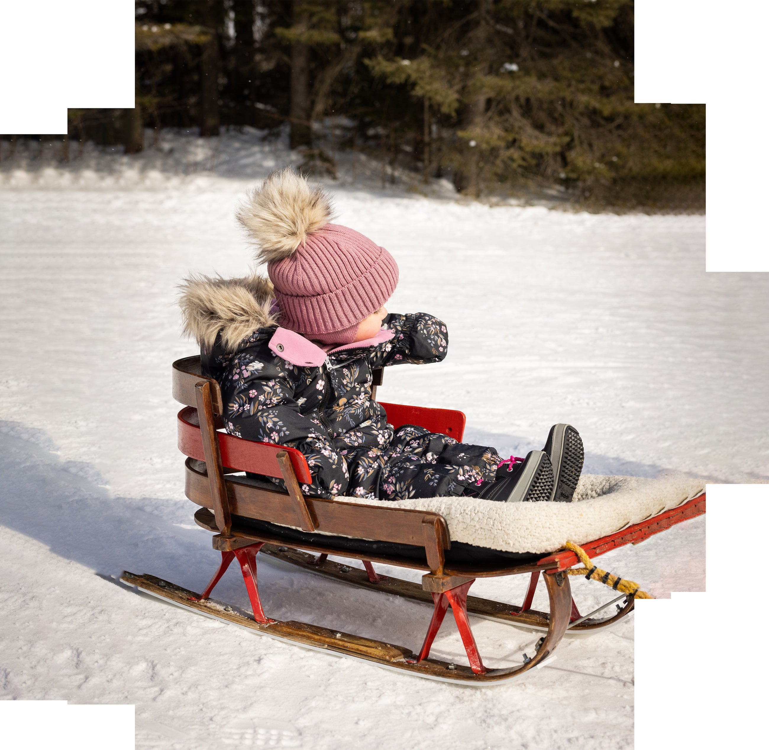 Habit de neige bébé fille