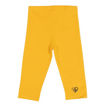 Legging 3/4 pour enfant fille par Nanö | S2202-13 Jaune | Boutique Flos, vêtements pour bébés et enfants