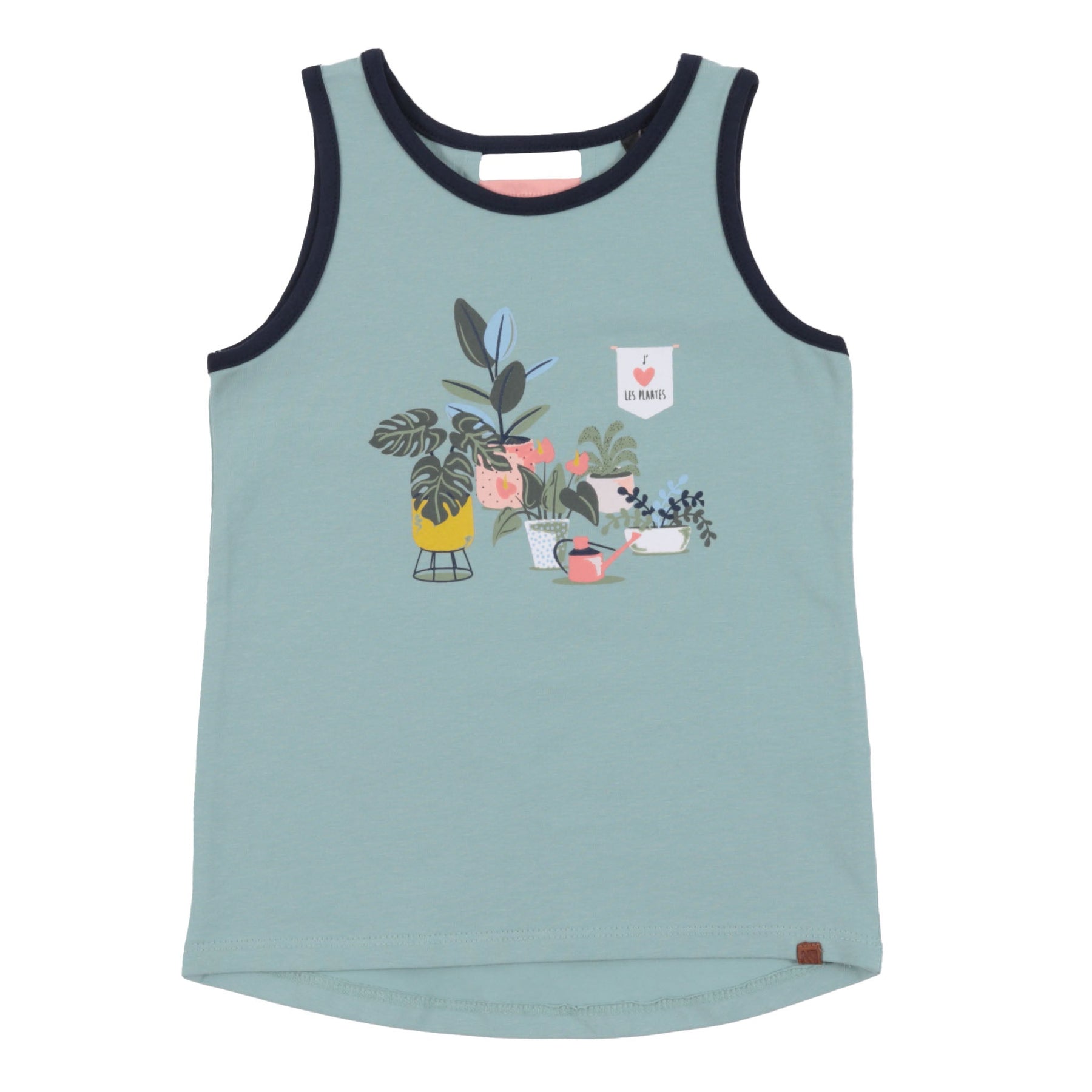 Camisole pour enfant fille par Nanö | S2204-03 Turquoise | Boutique Flos, vêtements pour bébés et enfants