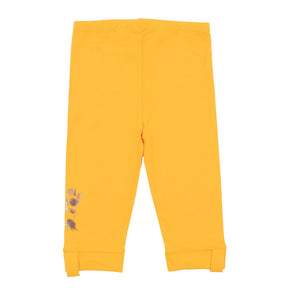 Legging 3/4 pour enfant fille par Nanö | S2206-07 Jaune | Boutique Flos, vêtements pour bébés et enfants