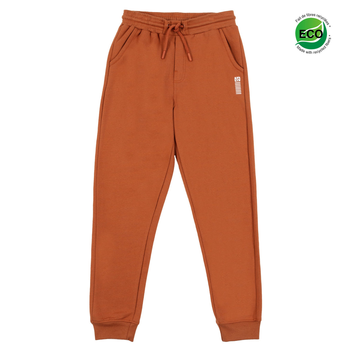 Joggers pour enfant garçon par Nanö | S22L51-02 Orange | Boutique Flos, vêtements pour bébés et enfants