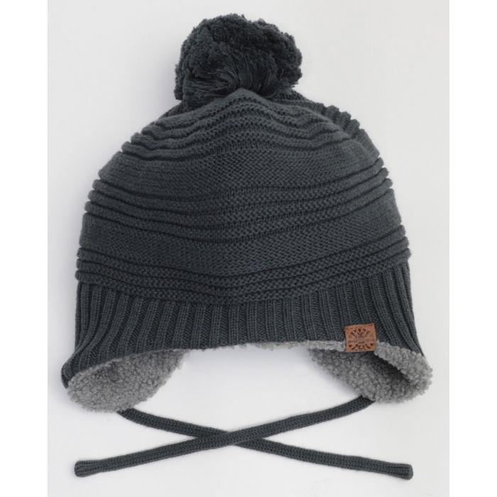 Tuque Calikids pour enfant fille & garçon - W2025 GRAPHITE - Boutique Flos, vêtements pour bébés et enfants