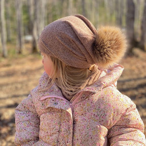 Tuque pour enfant fille par Calikids | W2110 ROSE MIX | Boutique Flos, vêtements pour bébés et enfants